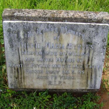 BYRNES Minnie Maria -1955