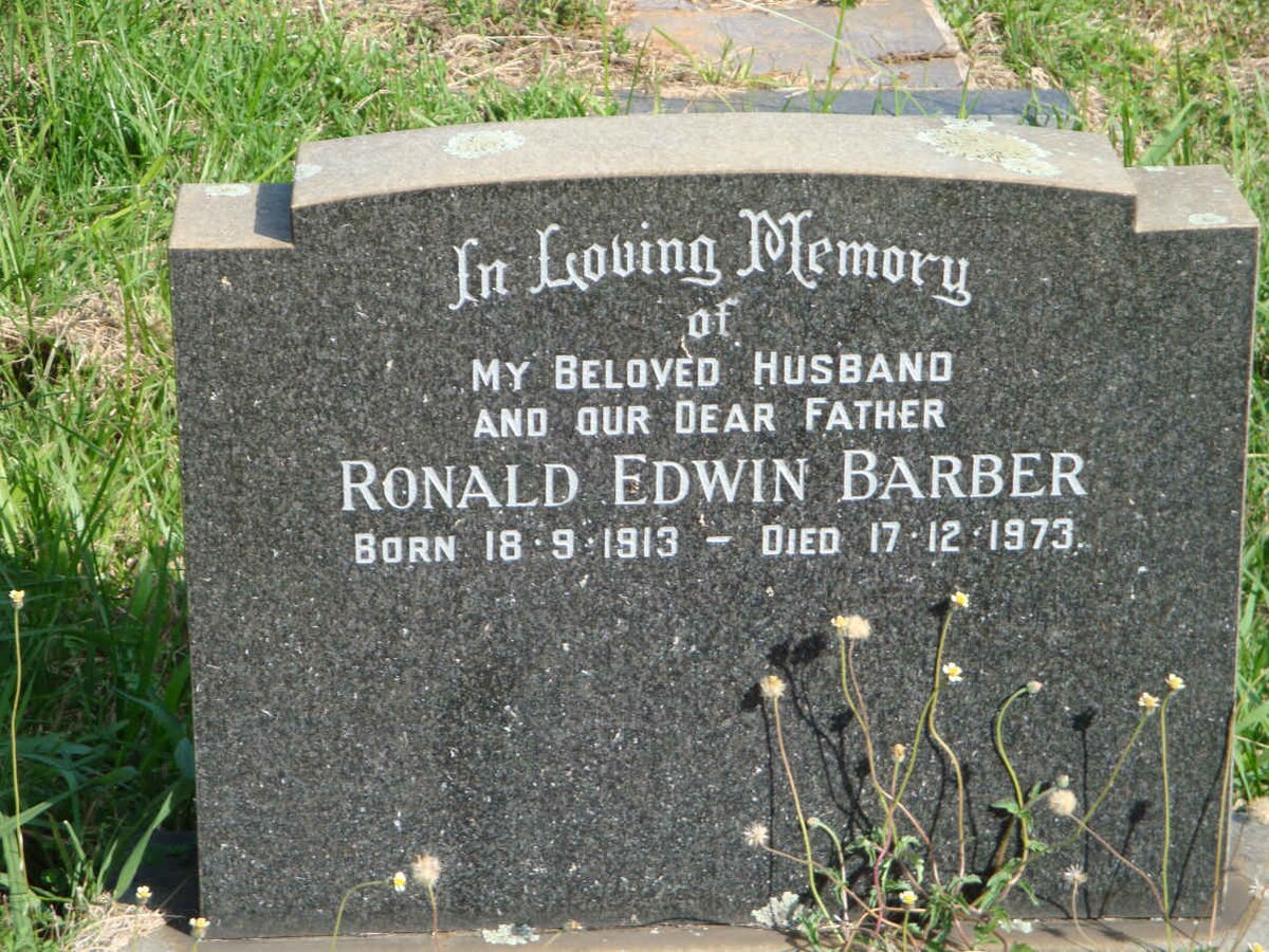 BARBER Ronald Edwin 1913-1973