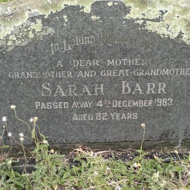 BARR Sarah -1983