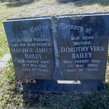 BAILEY Maurice James -1968 &amp; Dorothy Vera -2000