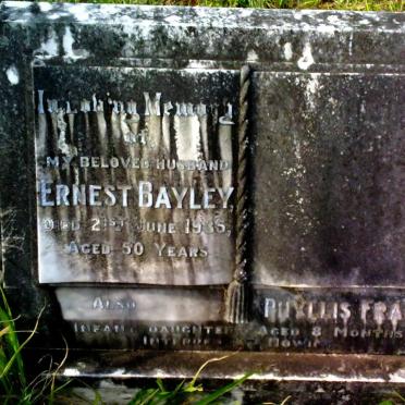 BAYLEY Ernest -1935 :: BAYLEY Phyllis Frances