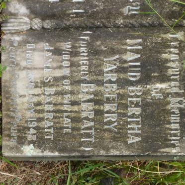  YARBERRY Bertha, formerly BARRATT -1948