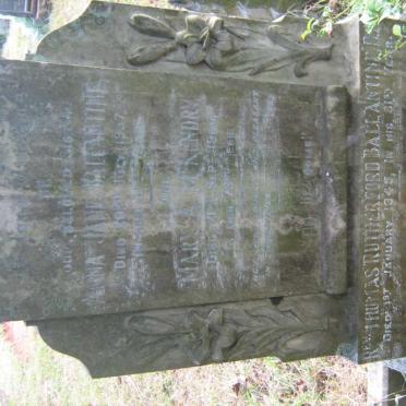 BALLANTINE Anna Jane -1937 :: McKENDRY Mary A. -1940 :: BALLANTINE Thomas Rutherford -1945 