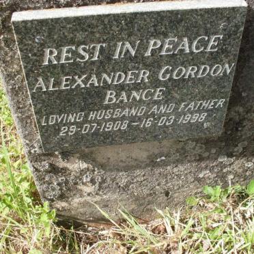 BANCE Alexander Gordon 1908-1998