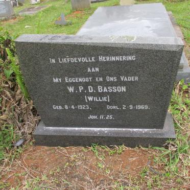 BASSON Willem Petrus Daniel 1923-1969