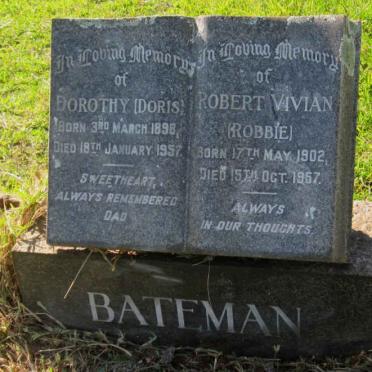 BATEMAN Robert Vivian 1902-1957 &amp; Dorothy 1898-1957