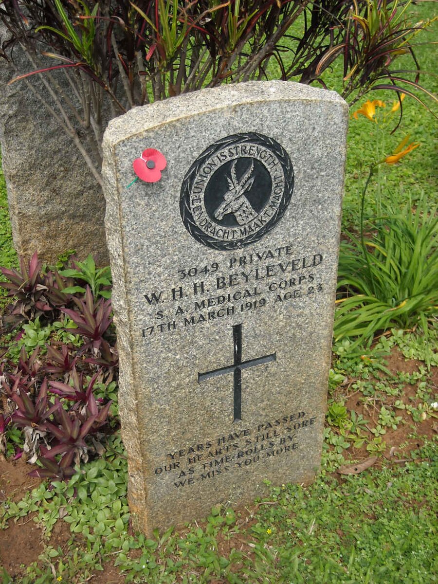 BEYLEVELD W.H.H. -1919