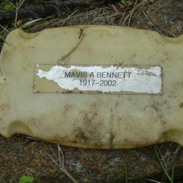 BENNETT Mavis A. 1917-2002