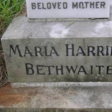 BETHWAITE Maria Harriet -1965