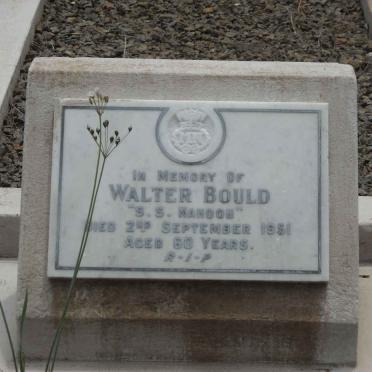 BOULD Walter -1951