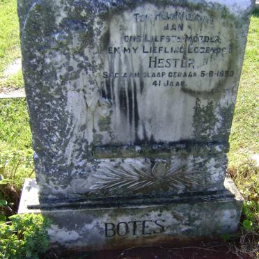 BOTES Hester -1950
