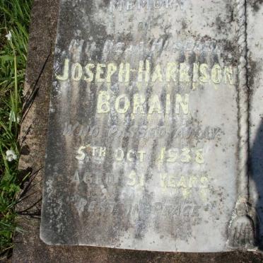 BORAIN Joseph Harrison -1938