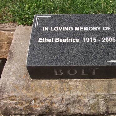 BOLT Ethel Beatrice 1915-2005