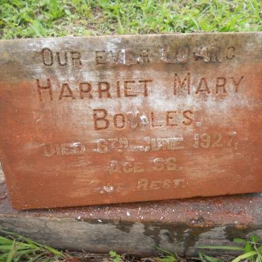 BOWLES Harriet Mary -1927