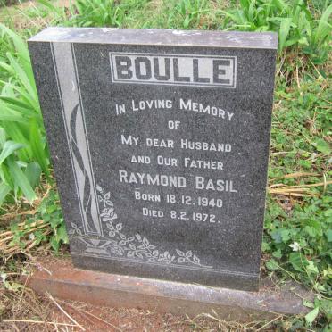 BOULLE Raymond Basil 1940-1972