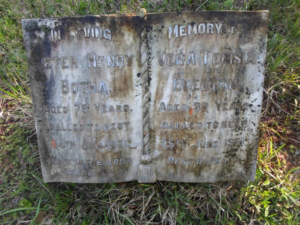 BOTHA Peter Henry -1951 :: EVERTON Vera Felisia -1951