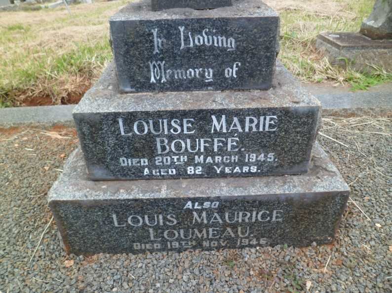 BOUFFE Louise Marie -1945 :: LOUMEAU Louis Maurice -1946