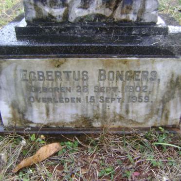 BONGERS Lambert Egbertus 1866-1947 :: BONGERS Egbertus 1902-1959