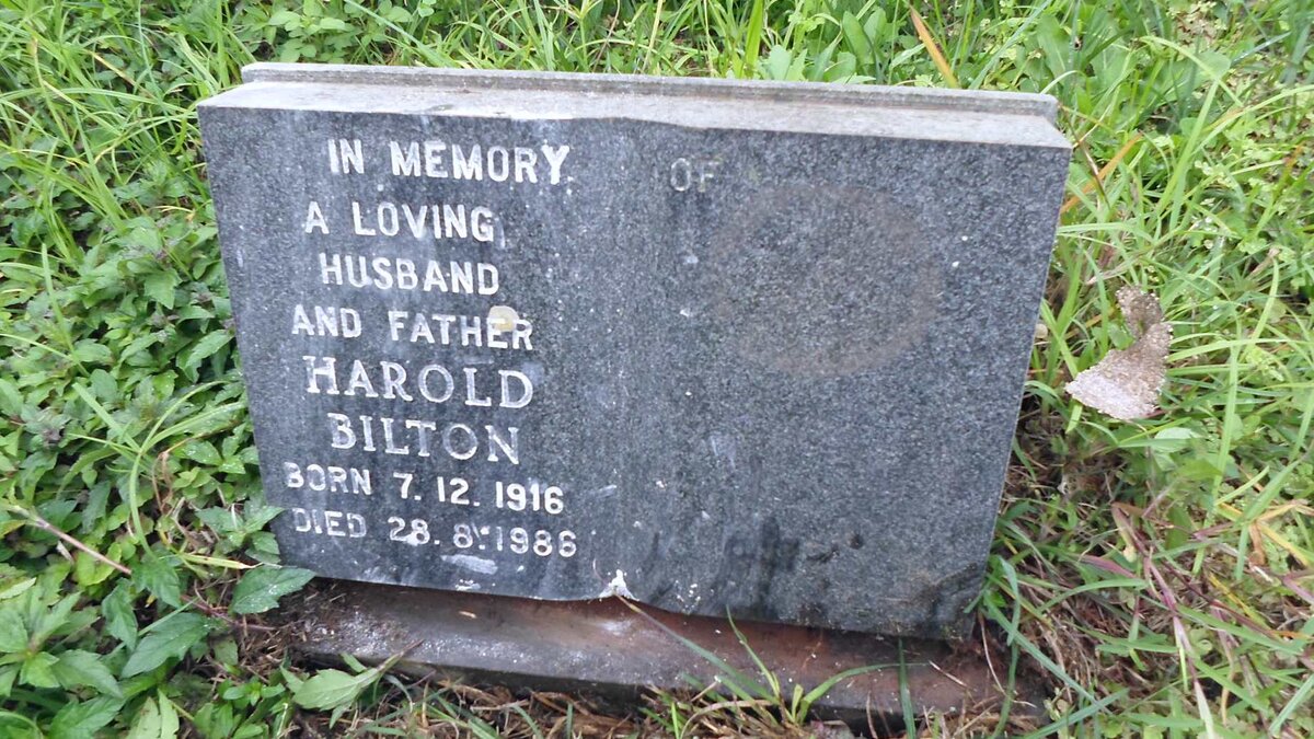 BILTON Harold 1916-1986