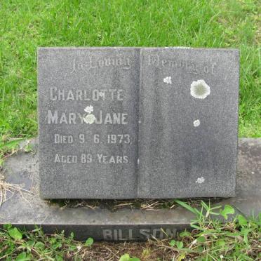 BILLSON Charlotte Mary Jane -1973