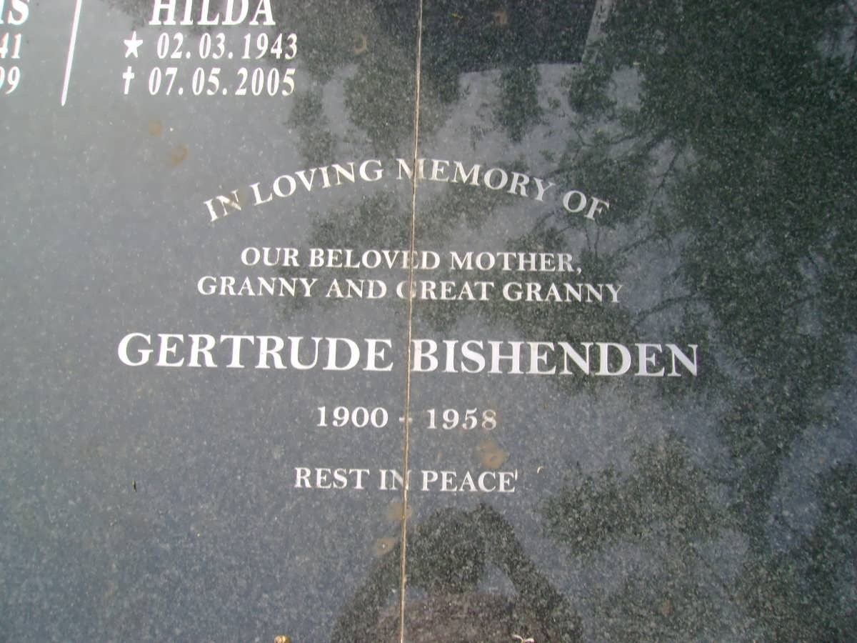 BISHENDEN Gertrude 1900-1958