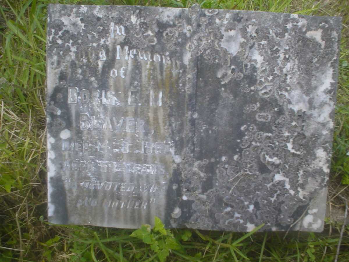 BLAVER Doris E.M. -1960