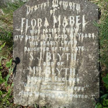 BLYTH Flora Mabel -1933