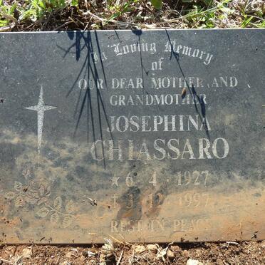 CHIASSARO Josephina 1927-1997