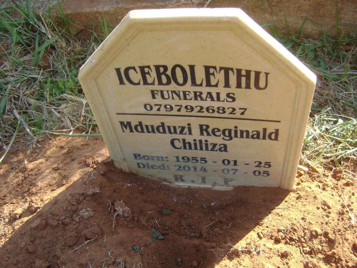 CHILIZA Mduduzi Reginald 1955-2014