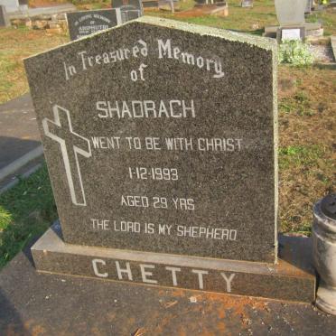 CHETTY Shadrach -1993