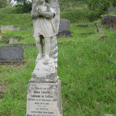 CHAZAL Marie Therese Lorraine, de  -1930 :: VEEN Marie Felicie Jeanne, van nee DE CHAZAL -1956