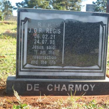 CHARMOY Joseph Oscar P. Regis, de 1921-1998