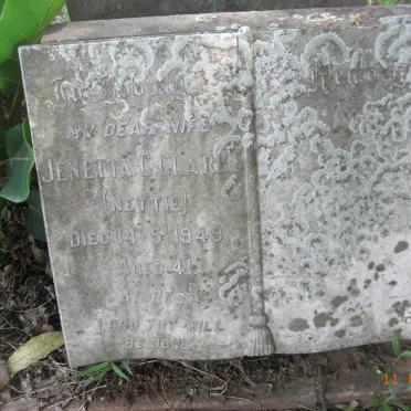 CLARKE Jenetta C. -1949
