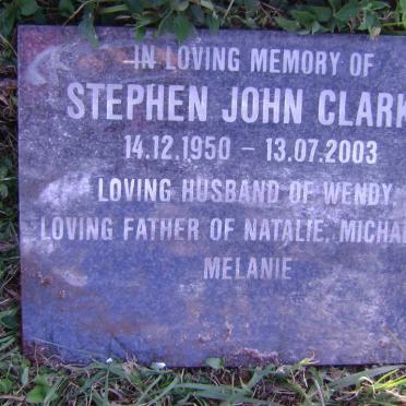 CLARKE Stephen John 1950-2003