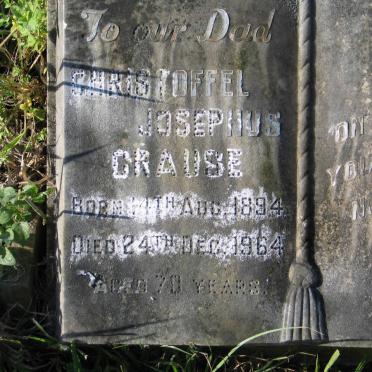 CRAUSE Christoffel Josephus 1894-1964