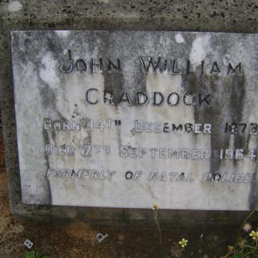 CRADDOCK John William 1873-1964