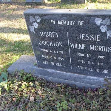 CRICHTON Aubrey 1906-1964 :: MORRIS Jessie Wilkie 1907-1996
