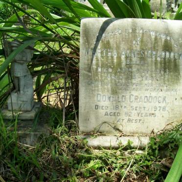 CRADDOCK Donald -1978 &amp; Martha Agnes -1963 :: CRADDOCK Joyce -1928