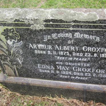 CROXFORD Arthur Albert 1875-1956 :: CROXFORD Edna May 1904-1980
