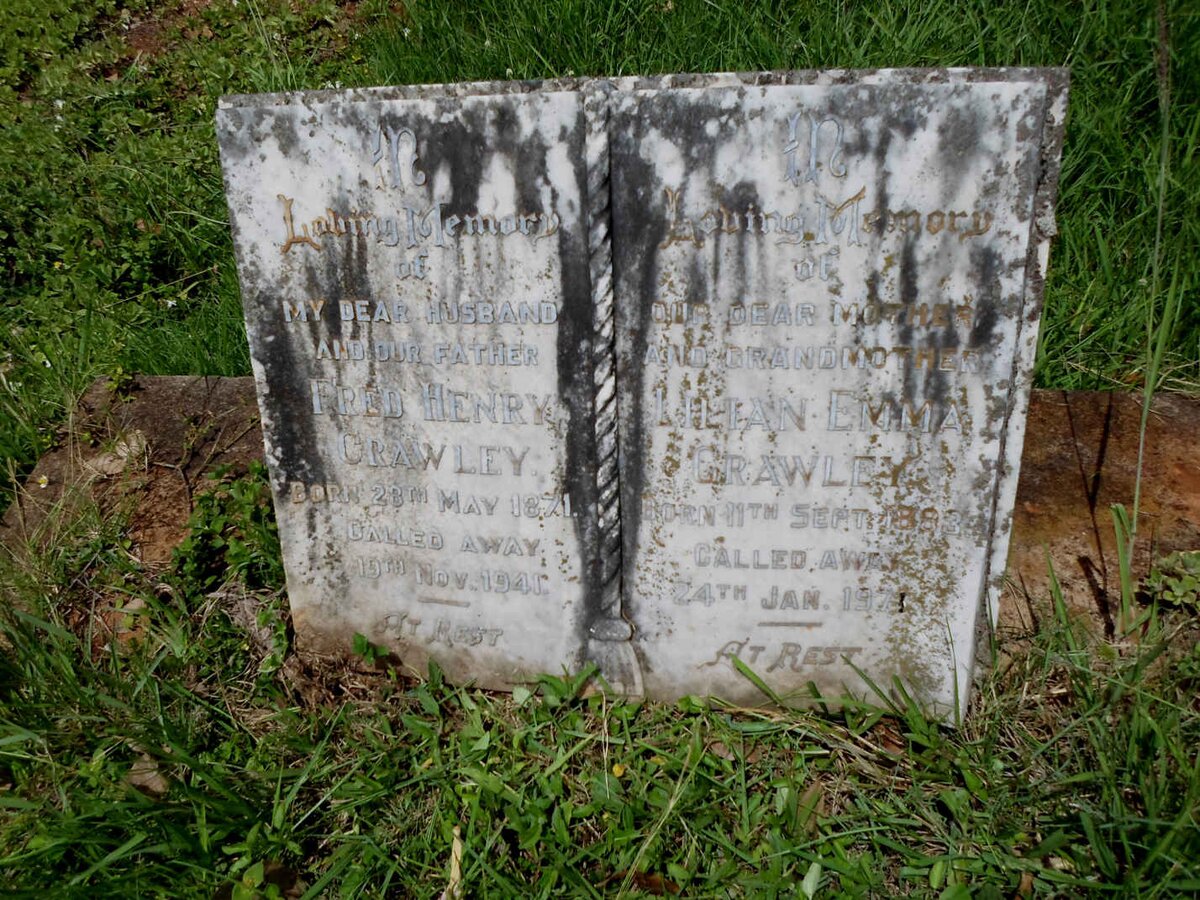 CRAWLEY Fred Henry 1871-1941 &amp; Lilian Emma 1883-1971