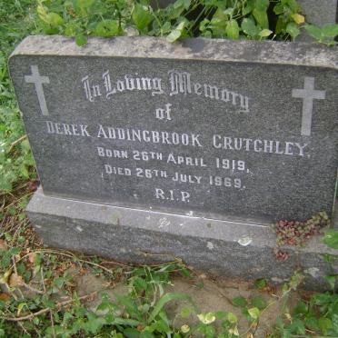 CRUTCHLEY Derek Addingbrook 1919-1969