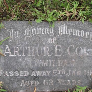 COLE Arthur E. -1967