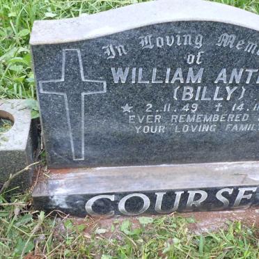 COURSE William Anthony 1949-1987