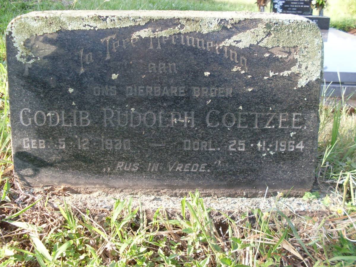 COETZEE Godlib Rudolph 1920-1964