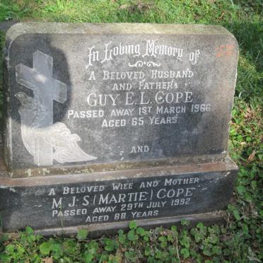 COPE Guy E.L. -1966 &amp; M.J.S. -1992