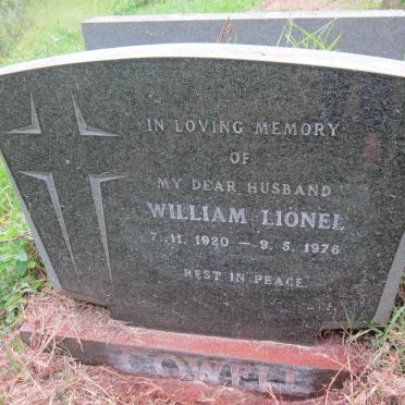 COWELL William Lionel 1920-1976