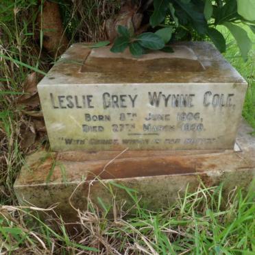 COLE Lesley Grey Wynne 1906-1950