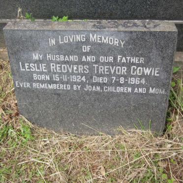 COWIE Leslie Redvers Trevor 1924-1964