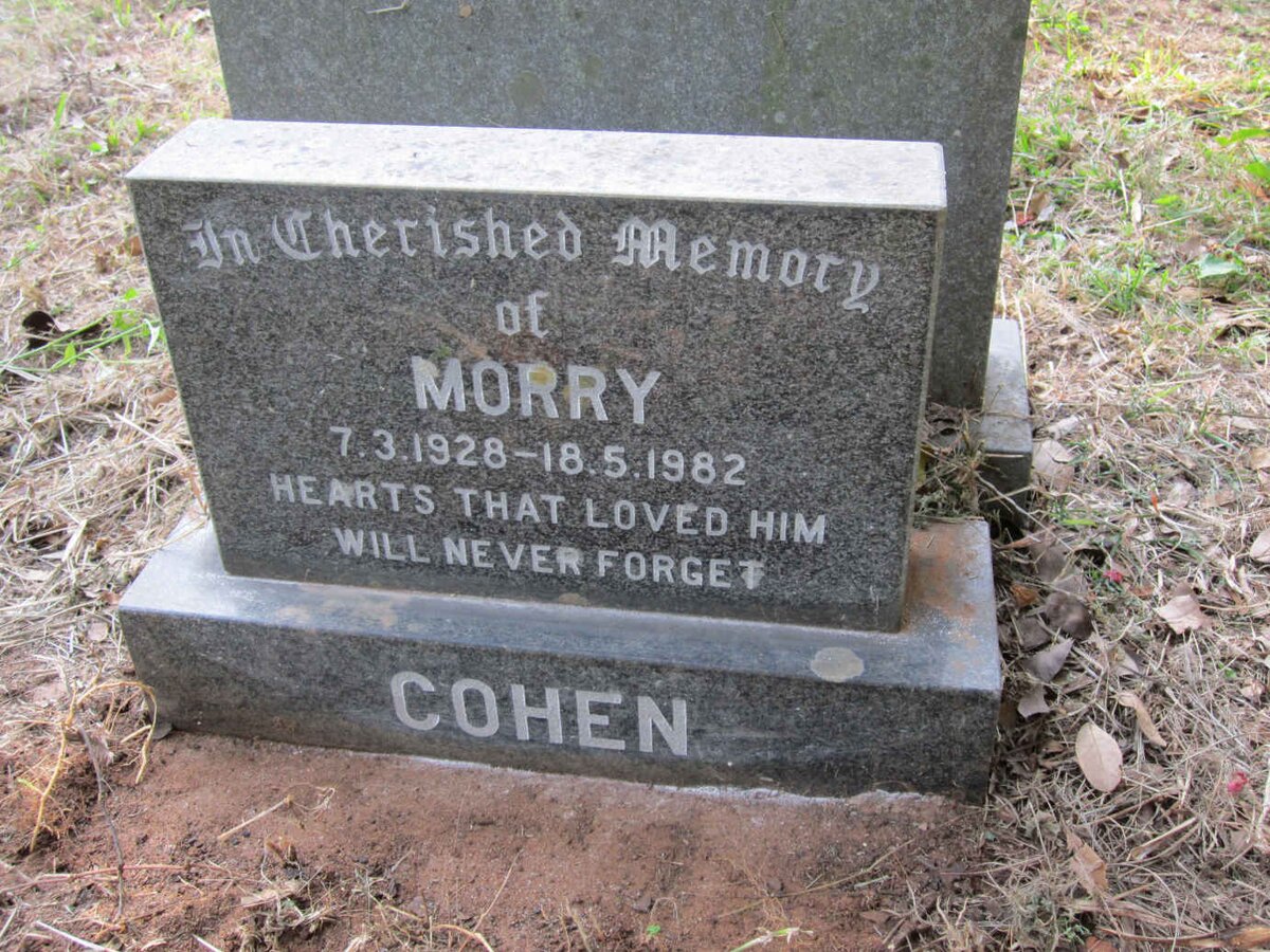 COHEN Morry 1928-1982