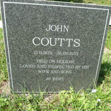 COUTTS John 1875-1933